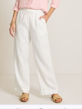 Tommy Bahama Two Palms High-Rise 100%  Linen Easy Pants